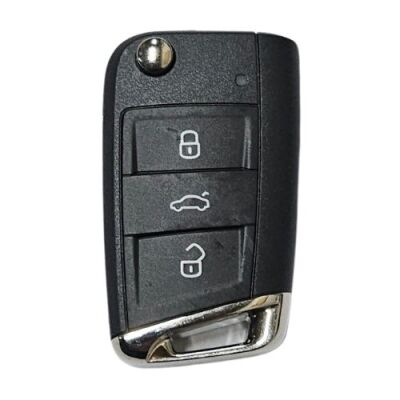VW Original 3 Button Remote Key - MQB49, Hitag PRO VAG - 434MHz - Original - FCCID : 5CG959752B - CMIIT ID : 2016DJ3959 - 1