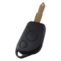 Peugeot 2 button remote key blank (with battery part without logo) NE73 blade - 1