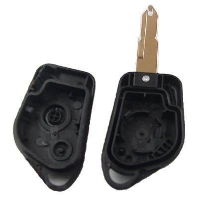 Peugeot 2 button remote key blank (with battery part without logo) NE73 blade - 3
