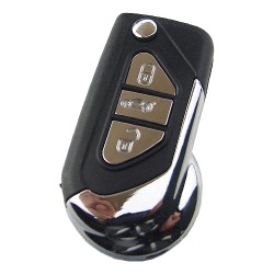 Peugeot 3 buttion key blank with HU83 blade - Peugeot