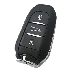 Peugeot - Peugeot 3 button remote key blank with VA2 blade with logo