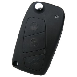 Peugeot - Peugeot Bipper Flip Remote Key (AfterMarket) (433 MHz, PCF7946)