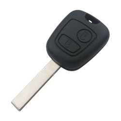 Peugeot Key Shell with HU83 - 1