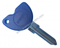 Piaggio Silca Motocycle Key - 1