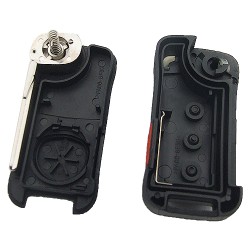 Porsche 3+1 button flip remote key blank - 3