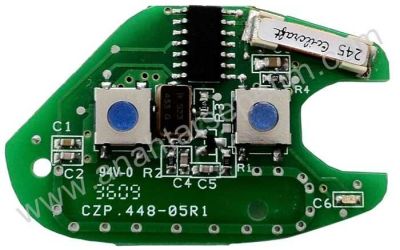 Ren 2 Button Remote Key (AfterMarket) (NE73 or VAC102, 433 MHz, PCF7946)