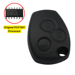 Ren 3 Button Remote Key (AfterMarket) (VA2 Blade, PCF7947, 433 MHz) - Ren