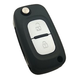Ren - Ren Clio3 2 Buttons Flip Remote (AfterMarket) (433 MHz; PCF7947)