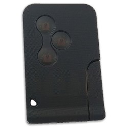 Ren Megane 2, Scenic - 3 Button Smart Card (AfterMarket) (433 MHz, PCF7947) (No Logo) - Thumbnail