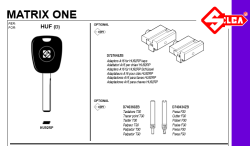 Silca Matrix HU92RP A16 VAG adapter - 2