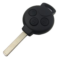 Smart 3 Buttons Remote Key (433 Mhz, ID46, Aftermarket) - Smart