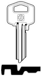 CTE6 Key Blank - 1