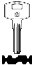 THR1 Key Blank - Silca