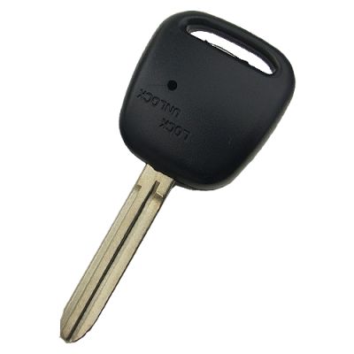 Toyota 1 button remote key with light hole with TOY43 blade - 1