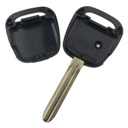 Toyota 1 button remote key with light hole with TOY43 blade - 3