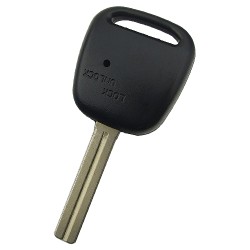 Toyota 1 button remote key with light hole with TOY48 blade (no logo) - Toyota