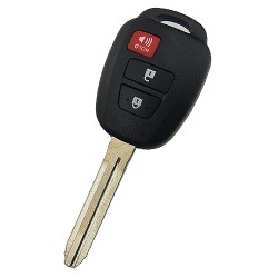 Toyota 2+1 button remote key blank - Toyota