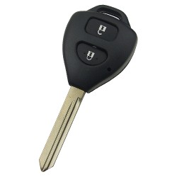 Toyota 2 button key shell TOY47 Blade - Toyota