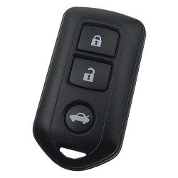 Toyota 2+1 button remote key shell without logo - Toyota