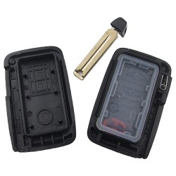 Toyota 3+1 button remote key shell (round button) - 3