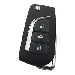 Toyota 3 button original replace key shell - Toyota