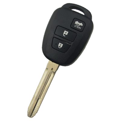 Toyota 3 button remote key blank - 1