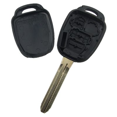 Toyota 3 button remote key blank - 3
