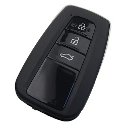 Toyota 3 button remote key blank with blade, the blade switch on the front-shell-part - Toyota
