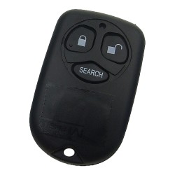 Toyota 3 button remote key blank without logo - Toyota