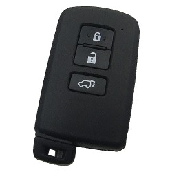 Toyota 3 button remote key shell ,the button is square - Toyota