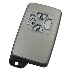 Toyota 3 button remote key shell with key blade - Toyota
