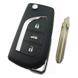 TOYOTA 3 Buttons Key Shell New Type TOY43 - Toyota