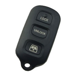 Toyota 3+1 button key blank the panic button is square - Toyota