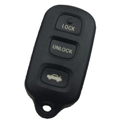 Toyota 3+1 button key blank the panic button is square - Toyota