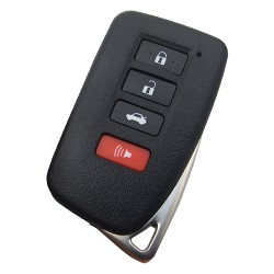 Toyota 3+1 button modified remote key blank - Toyota