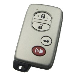 Toyota 3+1 button remote key shell - Toyota