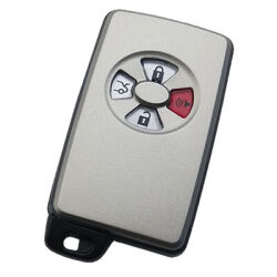 Toyota 3+1 Button Remote Key Shell With Key Blade - 