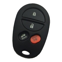 Toyota 4 button remote key shell - Toyota
