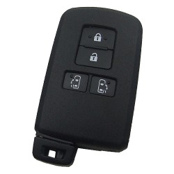 Toyota 4 button remote key shell ,the button is square - Toyota