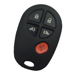 Toyota 5 button remote key shell - Toyota
