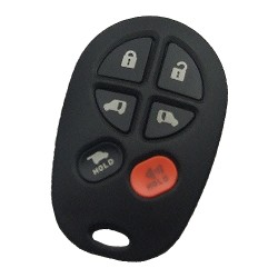 Toyota 6 button remote key shell - Toyota