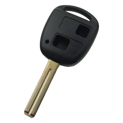 Toyota Land Cruiser 2 Button Key Shell (Short Type, TOY48) - Toyota