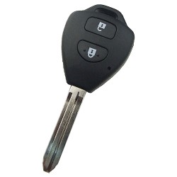 Toyota upgrade 2 button remote key blank with TOY43 blade - Toyota