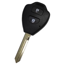 Toyota upgrade 2 button remote key blank with TOY47 blade - Toyota