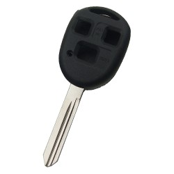 Toyota upgrade 3 button key shell with TOY47-SH3 blade - Toyota