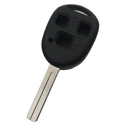 Toyota upgrade 3 button key shell with TOY48-SH3 blade - 1
