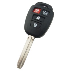 Toyota upgrade 3+1 button remote key blank - Toyota