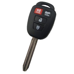 Toyota upgrade 3+1 button remote key blank - Toyota