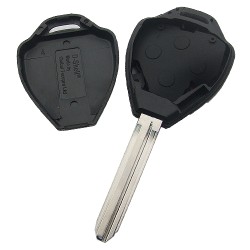 Toyota upgrade 3+1 button remote key blank with TOY43 blade - 3