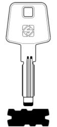 VAC104 Key Blank - 1
